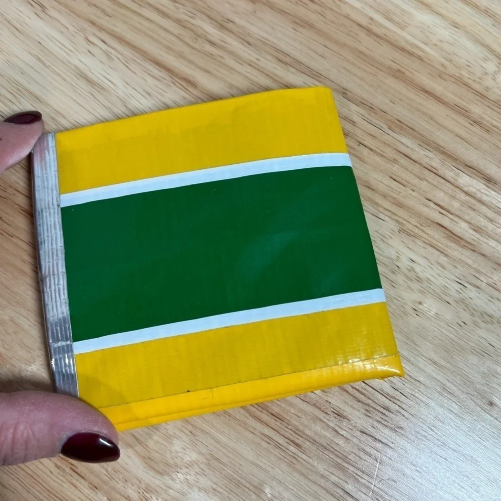 Green Bay Packers Duct Tape Wallet - Hand Made!